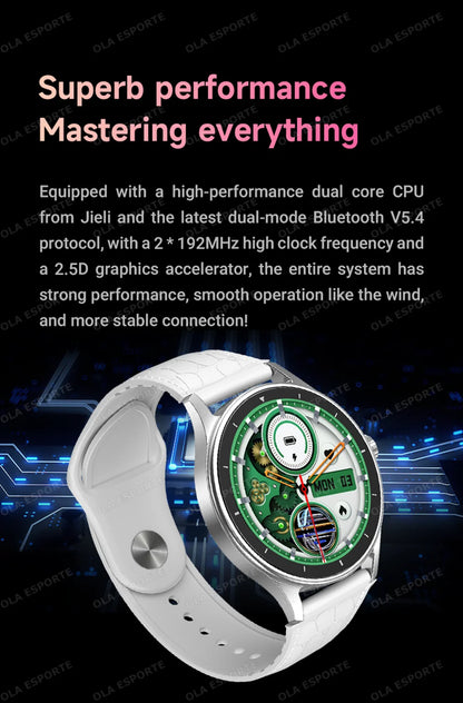 2026 Smart Watch Women Men Heart Rate Monitor Waterproof Smartwatch For Android IOS
