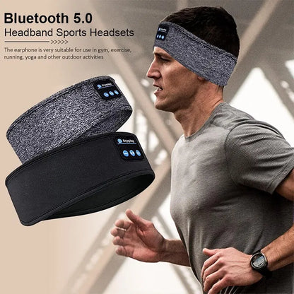Headband Elastic Wireless Headphones Wireless Bluetooth Headset Headband