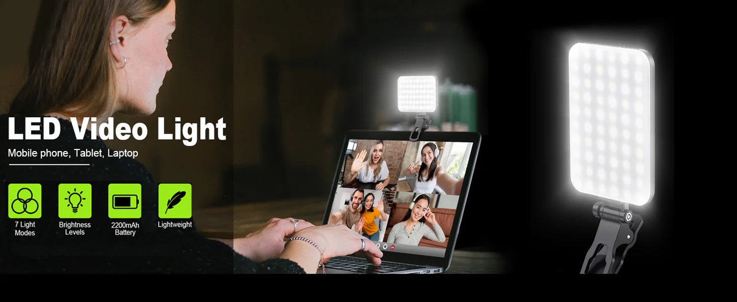 LED Selfie Light 60 High-quality for cell phone, 7 Light Modes