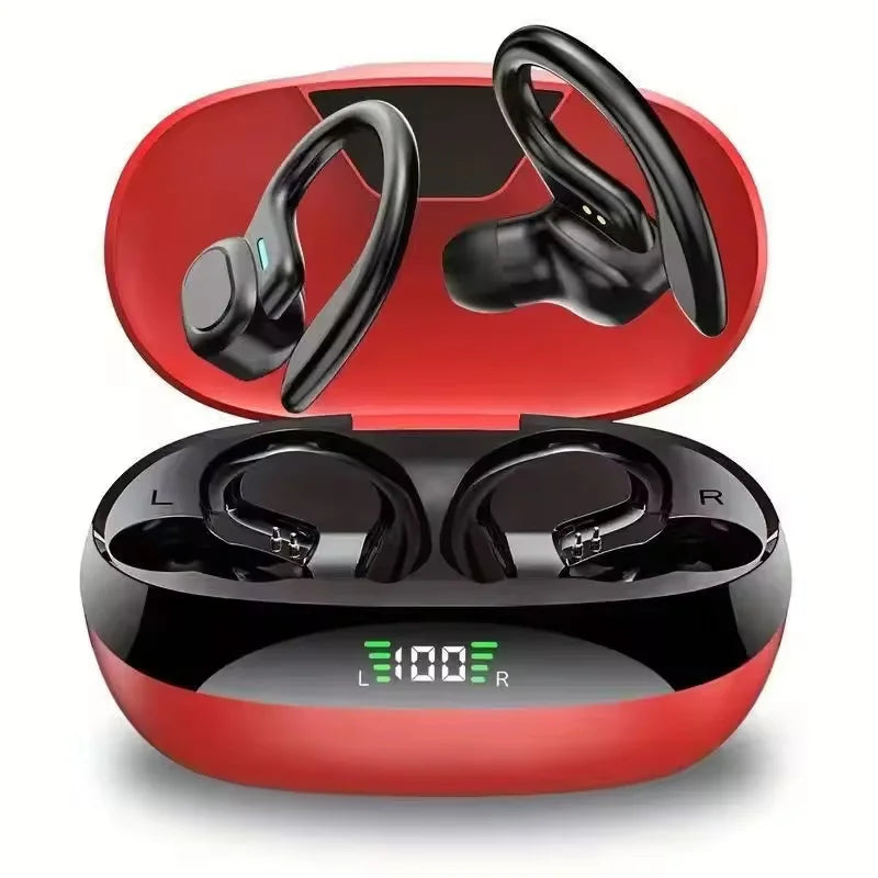 Wireless Sport TWS Earphones HiFI Stereo Waterproof Headset With Mic