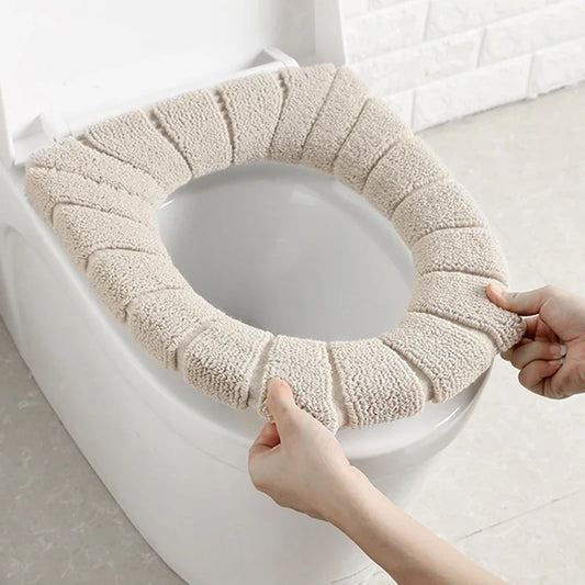Toilet warm Seat Cushion Cover Washable Universal Toilet Seat