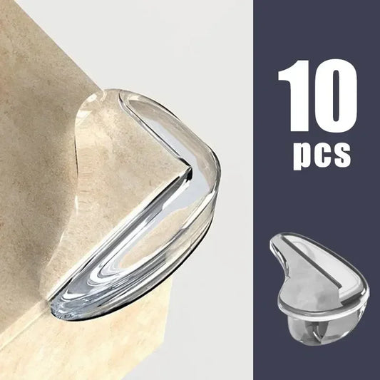 10PCS Children's clear Soft Anti-collision Furniture Corner Protectors