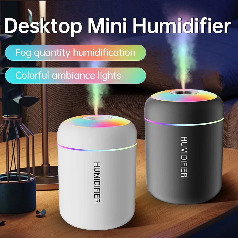 Mini light Air Humidifier USB Electric Aroma Diffuser Essential Oil Purifier