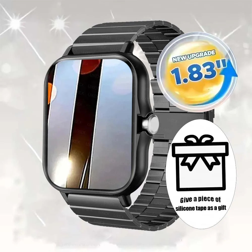 Smart Watch 1.83'' Full Screen Bluetooth Talk Blood Oxygen/Blood Pressure Monitor Smartwatch for women & men