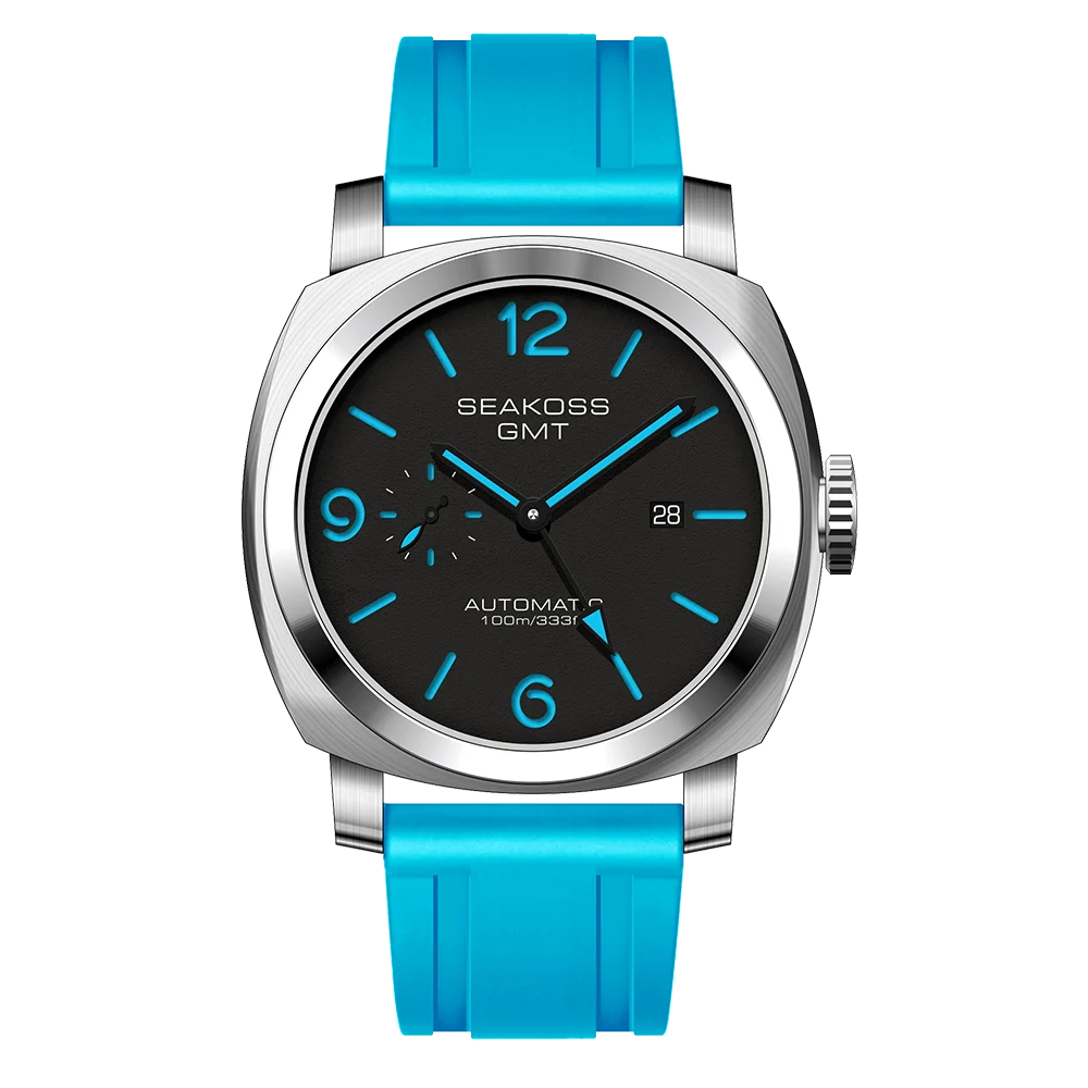 SEAKOSS GMT Men‘s Diving Automatic Mechanical Watches Seagull ST2557