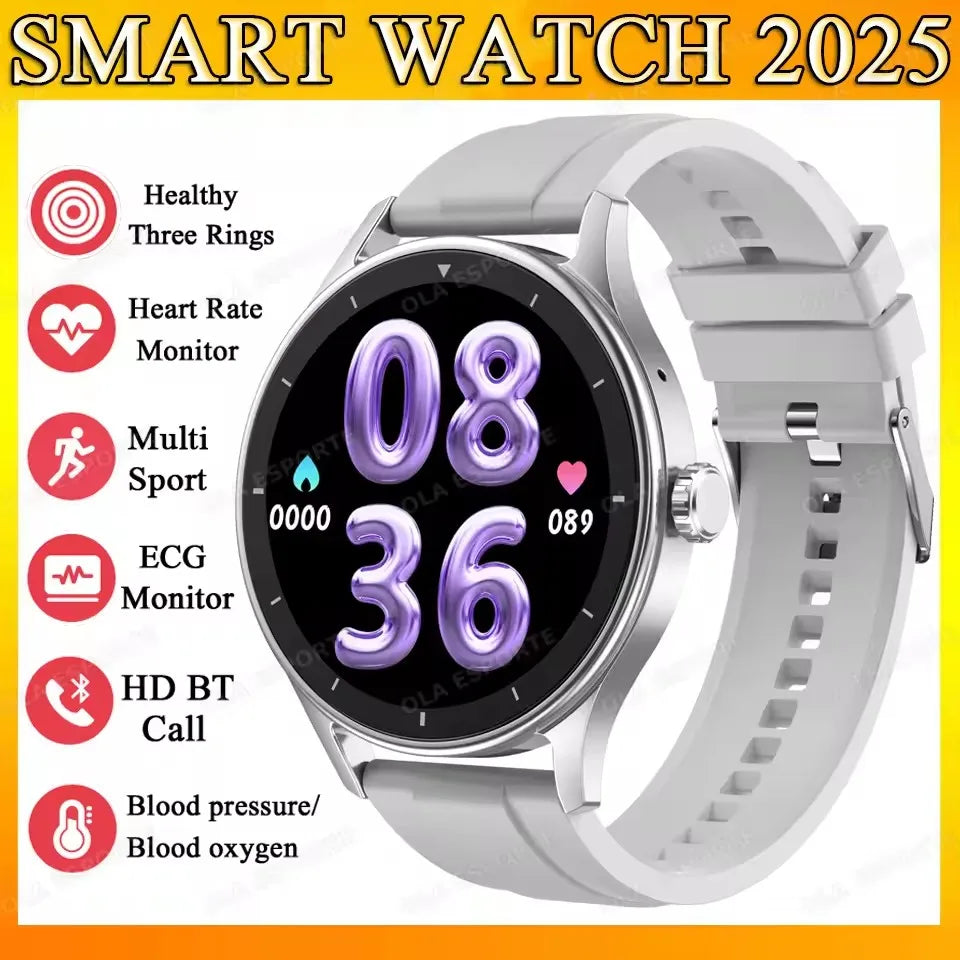 2026 Smart Watch Women Men Heart Rate Monitor Waterproof Smartwatch For Android IOS