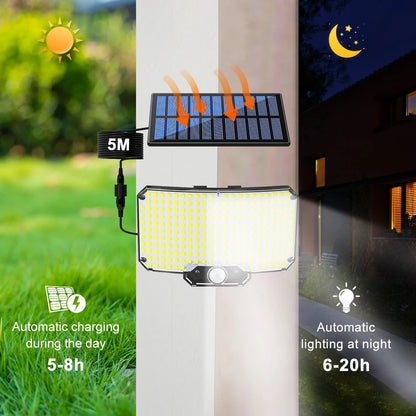 Waterproof Solar Outdoor security  Lights Motion Sensor