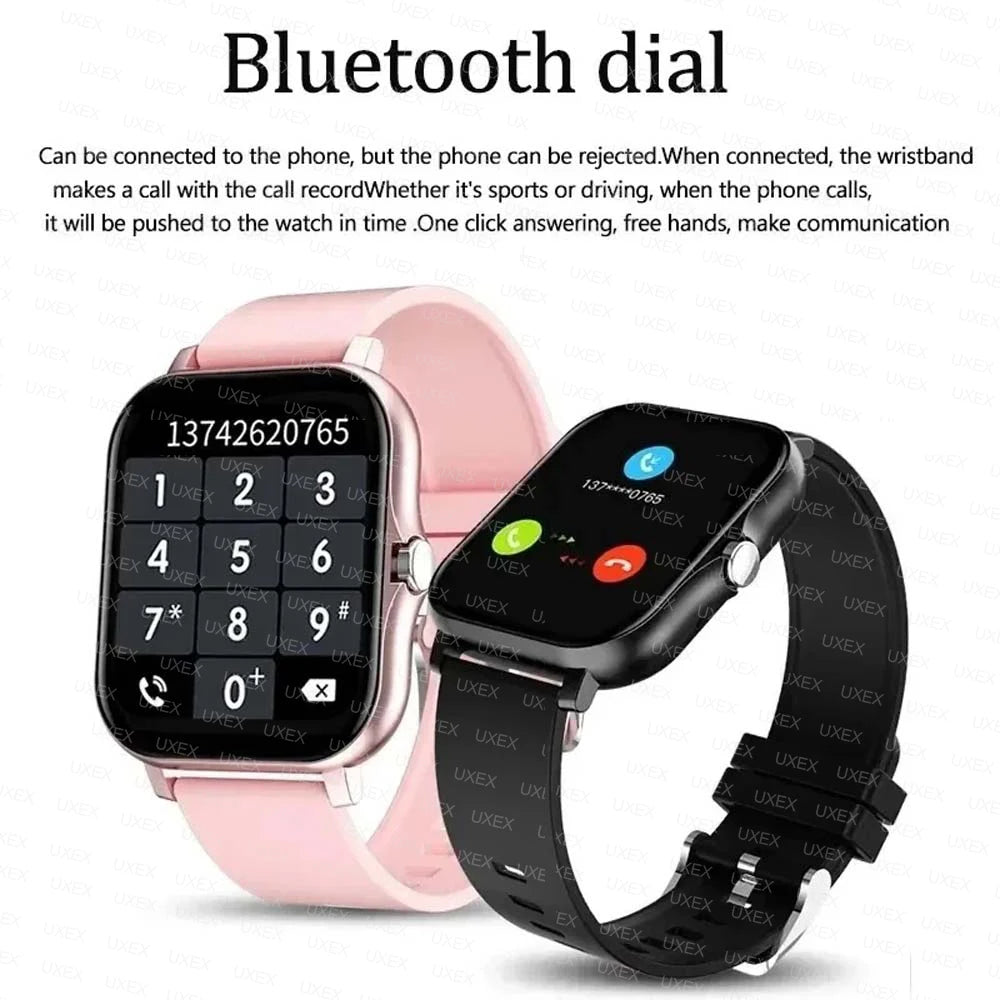 Smart Watch 1.83'' Full Screen Bluetooth Talk Blood Oxygen/Blood Pressure Monitor Smartwatch for women & men
