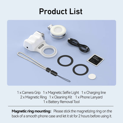 Magnetic Smart Phone Camera Hand Grip