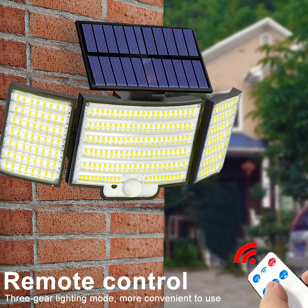 Waterproof Solar Outdoor security  Lights Motion Sensor
