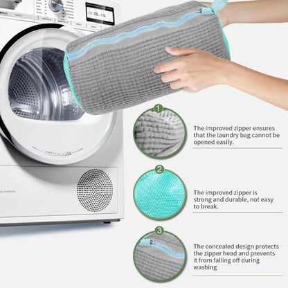 Shoe Washing Bag With Large Capacity - Zipper Machine Suitable For All Kinds Of Shoes Without