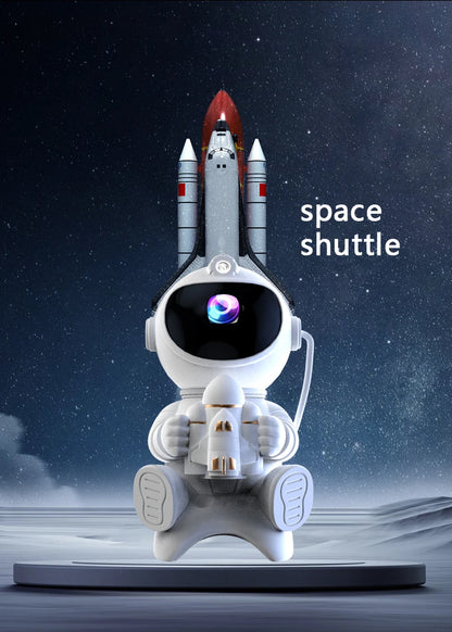 Astronaut LED Night Light Galaxy Star Projector Bluetooth Speaker Remote Control Timer 360° Adjustable Angle