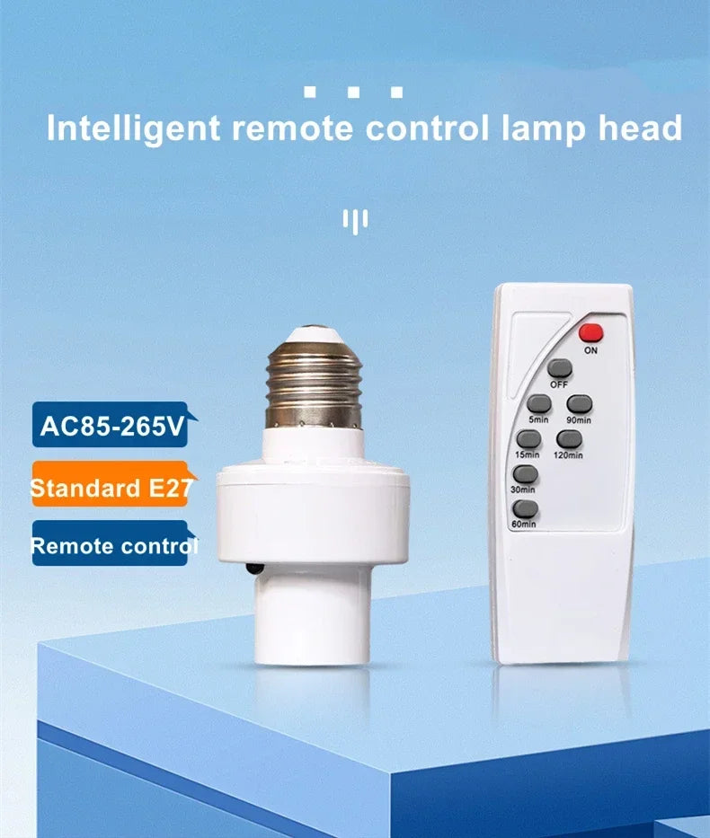 Smart Infrared Wireless Remote Control Timer Switch Lamp Holder 220V House Multi Light Switch Baby Room Bedroom Smart Switch