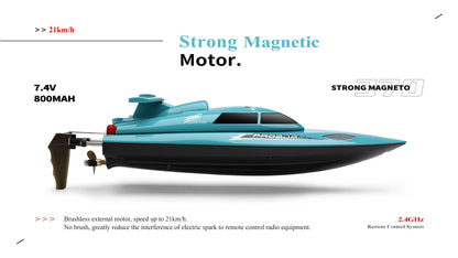 High Speed Racing Speedboat Toy For Children or Adults -Remote Control 55KM/H 35KM/H