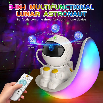 Cute Moon Mood Light Touch Dimming with Clock RGB Color Changing Light Bluetooth Speaker Music Playback  Bedroom Night Light