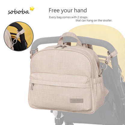 Stylish waterproof large capacity Diaper Backpack -Multi-functional Bag