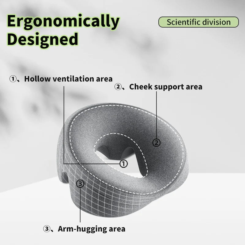 Comfortable Breathable Memory Foam Face Pillow