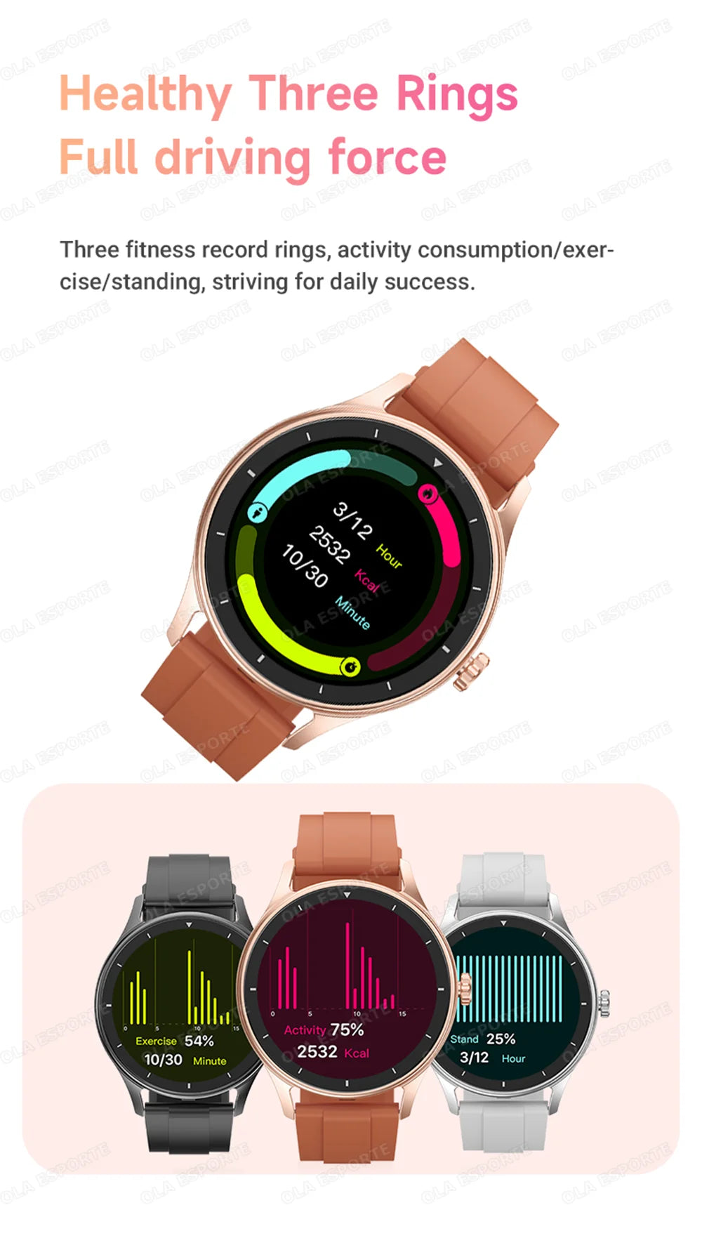 2026 Smart Watch Women Men Heart Rate Monitor Waterproof Smartwatch For Android IOS