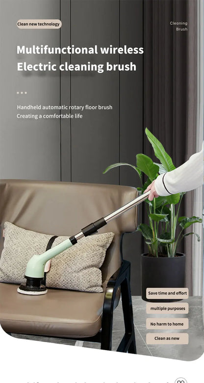 9-in-1 Electric Cleaning Brush Electric Spin Cleaning Scrubber