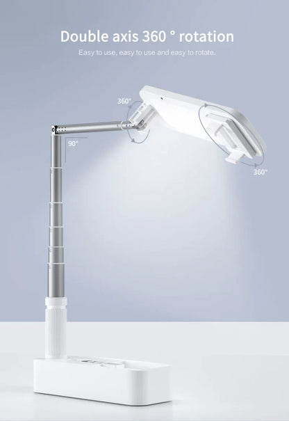 Multifunction Mobile Phone Holder Can Be Bent & Telescopic with light & remote control
