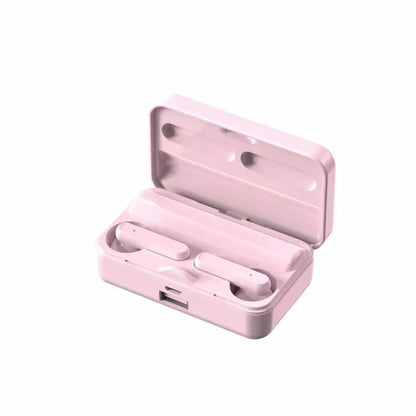 S20 Bluetooth Earphone  Mirror case with Digital Display Touch Control  Earbuds