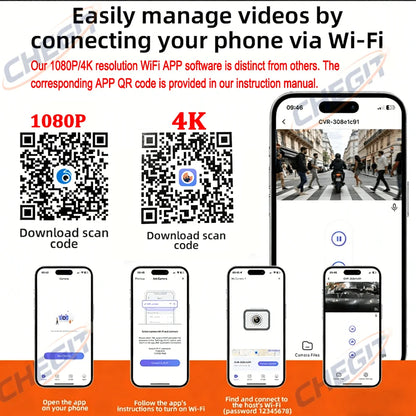 4K HD  Mini Recorder Finger WIFI Action Camera Lightweight