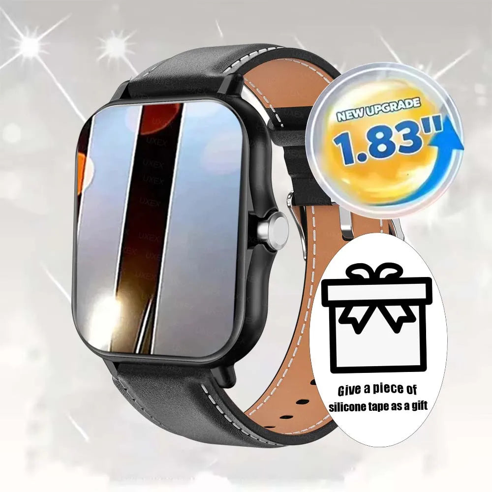 Smart Watch 1.83'' Full Screen Bluetooth Talk Blood Oxygen/Blood Pressure Monitor Smartwatch for women & men