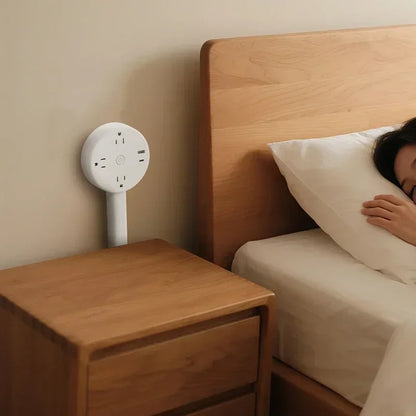 Power Outlets Adjustable Extender Rotates Electrical Outlet