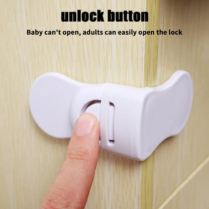 1-5pcs Baby Multifunctional Safety Locks Anti-opening Cabinet