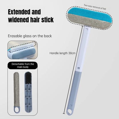 Long Handle Pet Hair Remover Brush Static  Hair Cleaner for Carpets