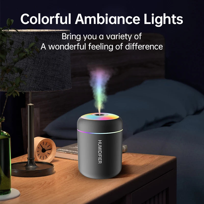 Mini light Air Humidifier USB Electric Aroma Diffuser Essential Oil Purifier