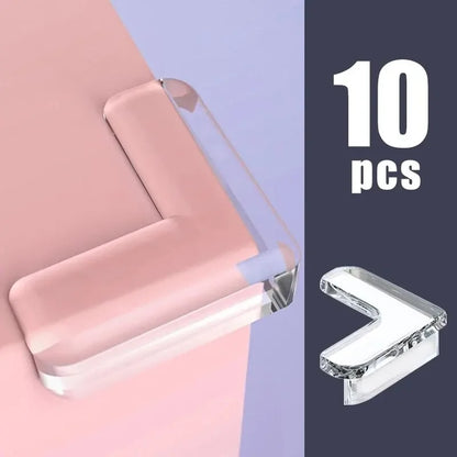 10PCS Children's clear Soft Anti-collision Furniture Corner Protectors