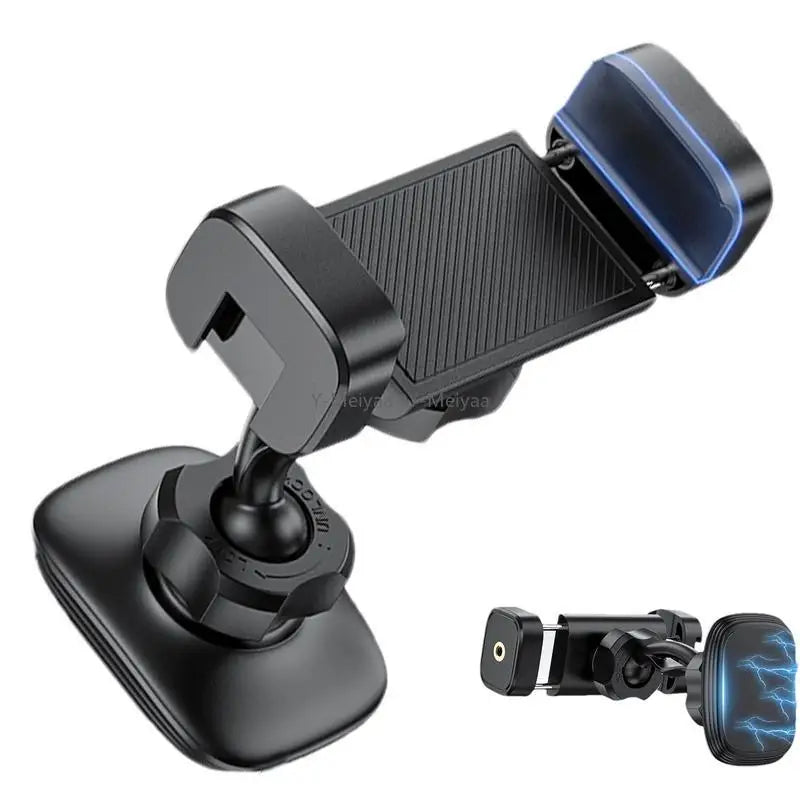 Gym Magnetic Phone Holder 360 Adjustable Stand Compatible With 4-7 Smartphone