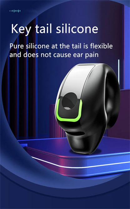 Earphone Clip Wireless Bluetooth Sport Noise Canceling