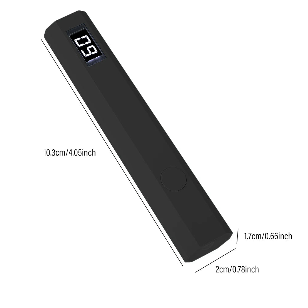 Portable Handheld UV Light lamp for Gel Nails  Rechargeable