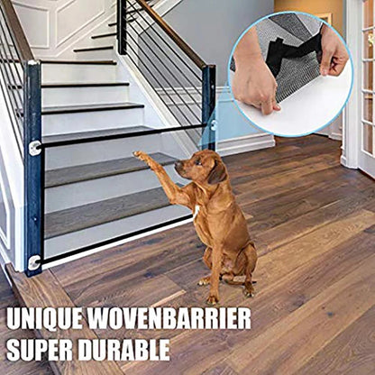 Pet Dog Barrier Fences  Folding Breathable Nylon Mesh  2 Sizes