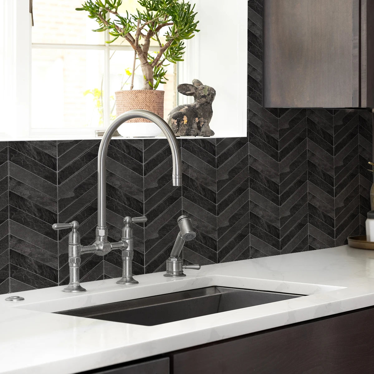 3D self-adhesive wall stickers, waterproof and easy to clean, suitable for kitchen, bathroom, living room, dining room, etc.