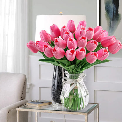 Artificial Tulip Real Touch Flower (10/30 PCS)