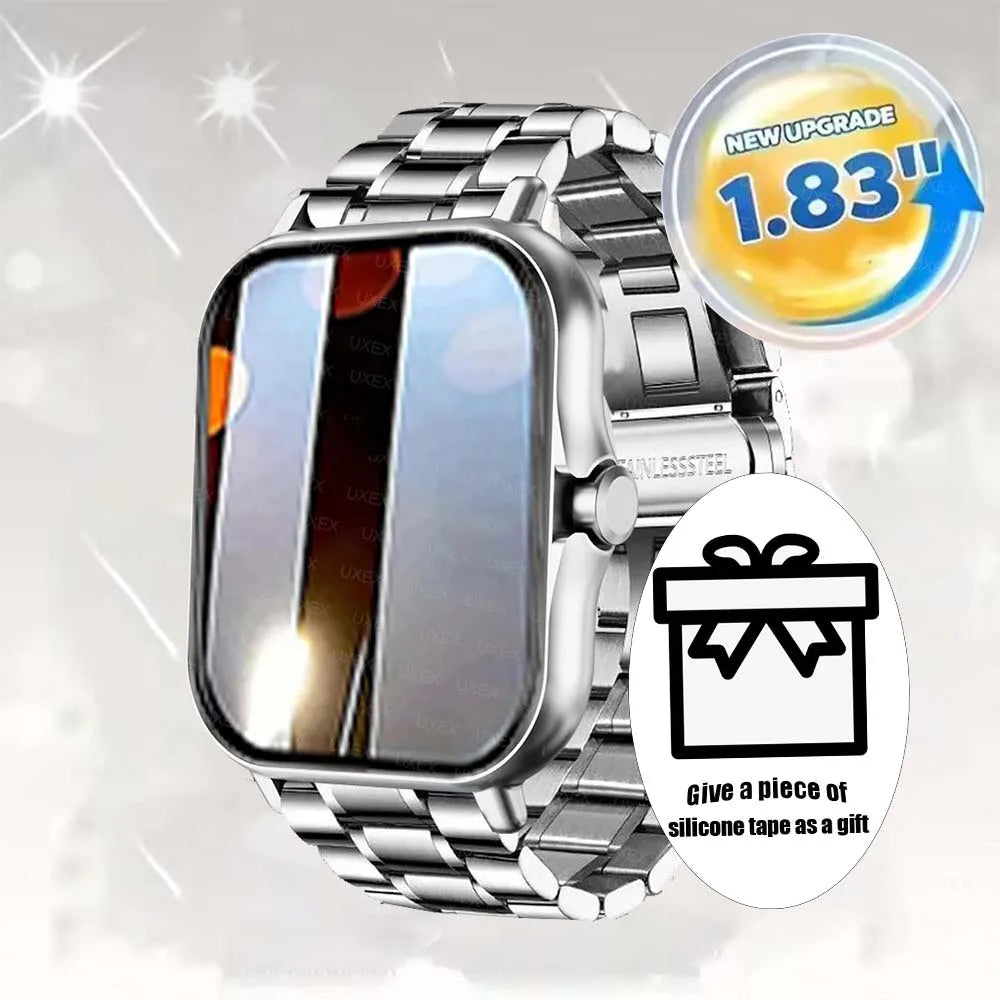 Smart Watch 1.83'' Full Screen Bluetooth Talk Blood Oxygen/Blood Pressure Monitor Smartwatch for women & men