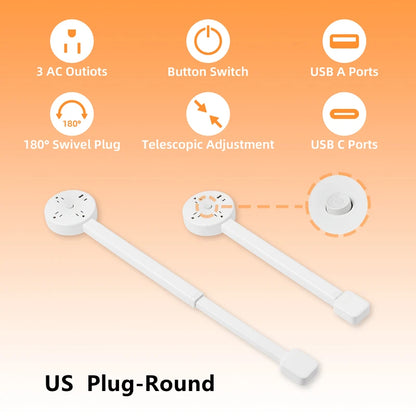 Electrical Adjustable Wall Plug Rotates Outlet Extender for sockets