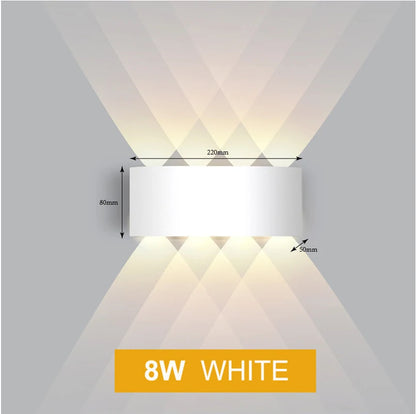 Aluminium LED Wall Lamp Waterproof Garden Balcony Lighting