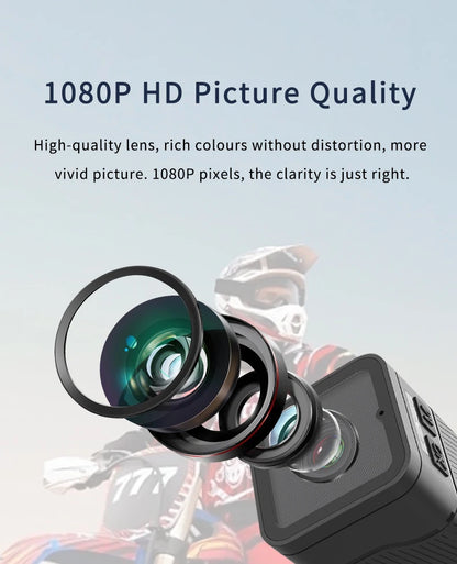 Mini Action Camera HD 1080P Outdoor Video Audio Recorder Dash Cam