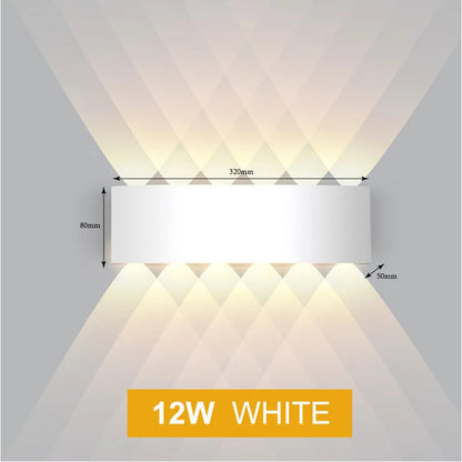 Aluminium LED Wall Lamp Waterproof Garden Balcony Lighting