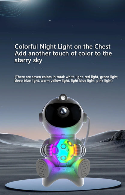 Astronaut LED Night Light Galaxy Star Projector Bluetooth Speaker Remote Control Timer 360° Adjustable Angle