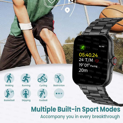 Smart Watch 1.83'' Full Screen Bluetooth Talk Blood Oxygen/Blood Pressure Monitor Smartwatch for women & men