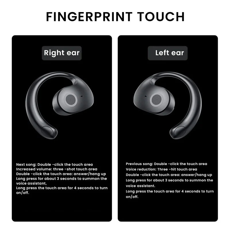 Lenovo AI Earphones Wireless Bluetooth Real-time Language Translation 144 Languages Headphone Translator