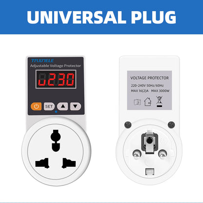 Automatic Voltage Protector Socket AC 220V 16A