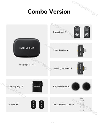 A1 Wireless Microphone for Smartphones  Vlogging Podcast Noise Cancellation Mic