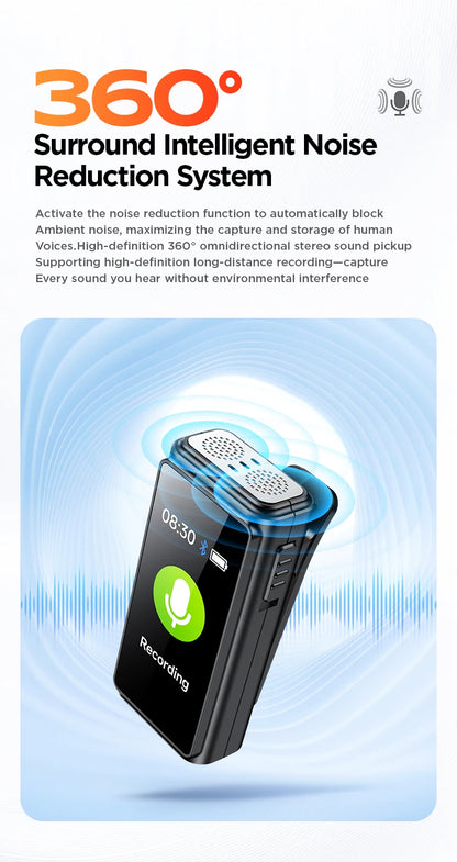 Mini Portable Voice Recorder with Clip  - for Meetings/Lectures/Interviews
