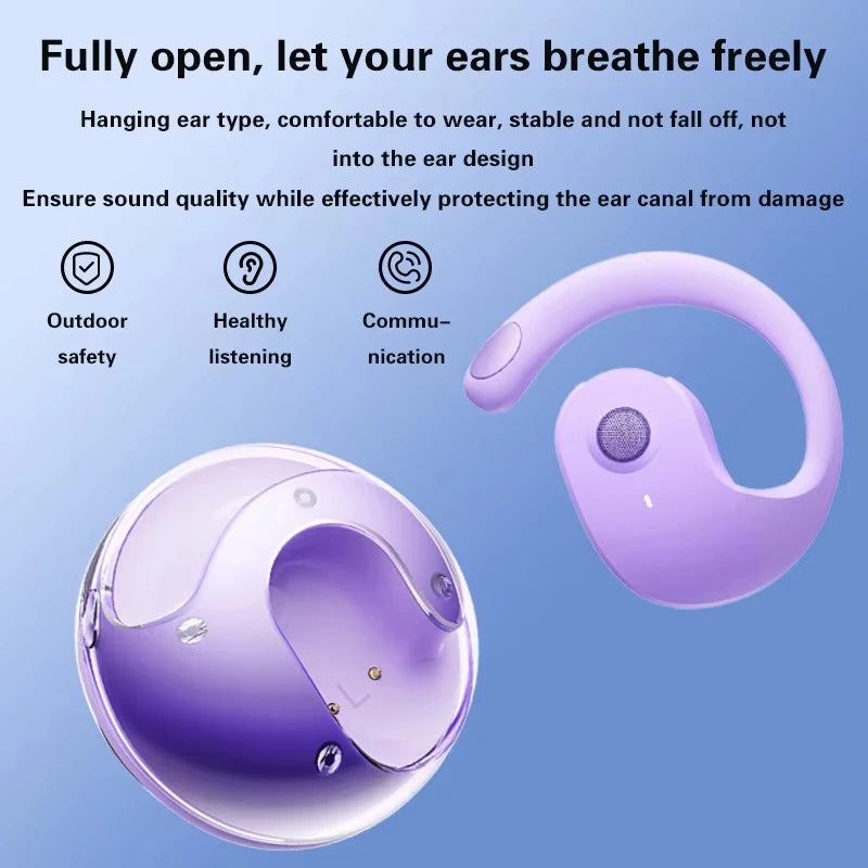 Lenovo AI Earphones Wireless Bluetooth Real-time Language Translation 144 Languages Headphone Translator